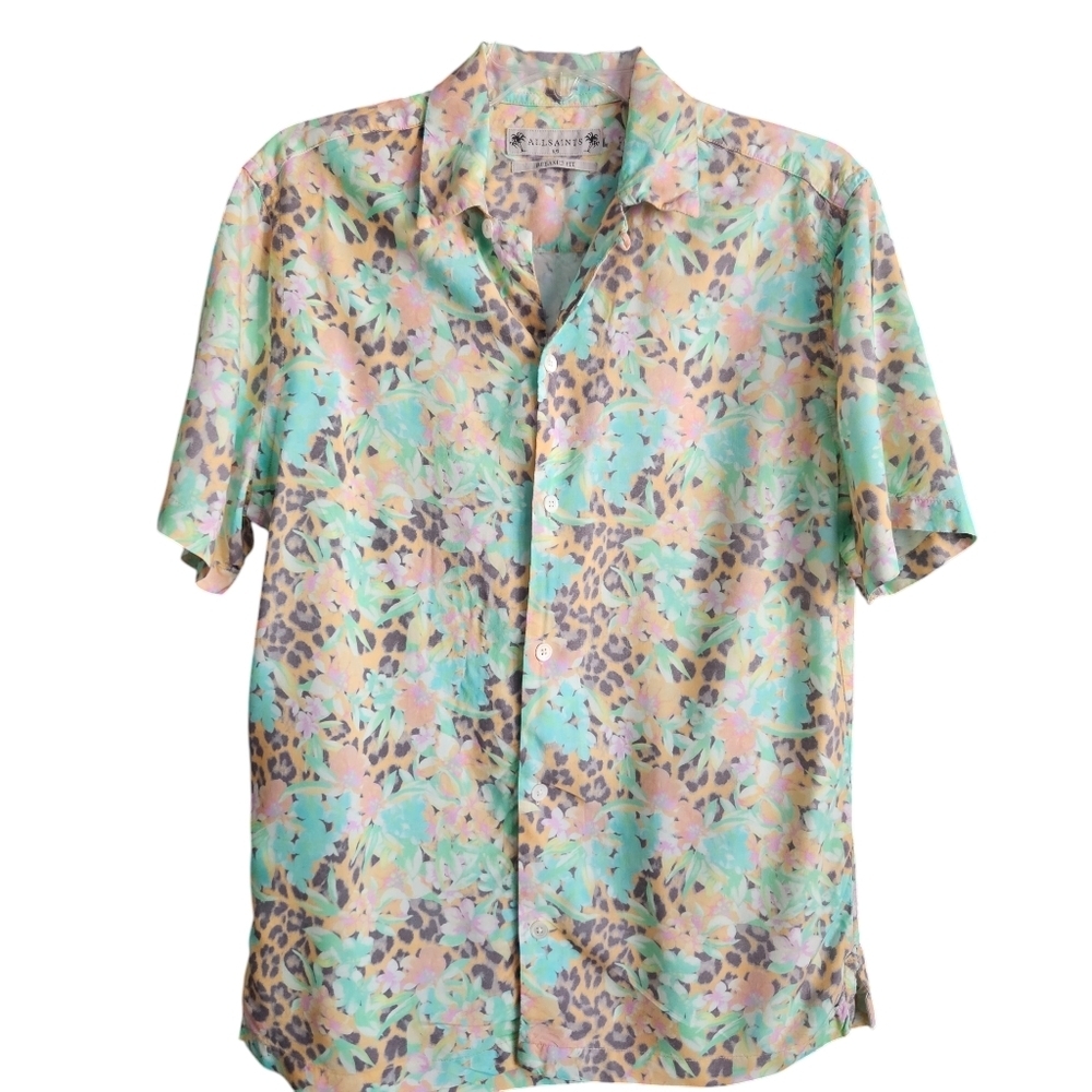 All Saints Multicolor Casual Button Down Shirt‎